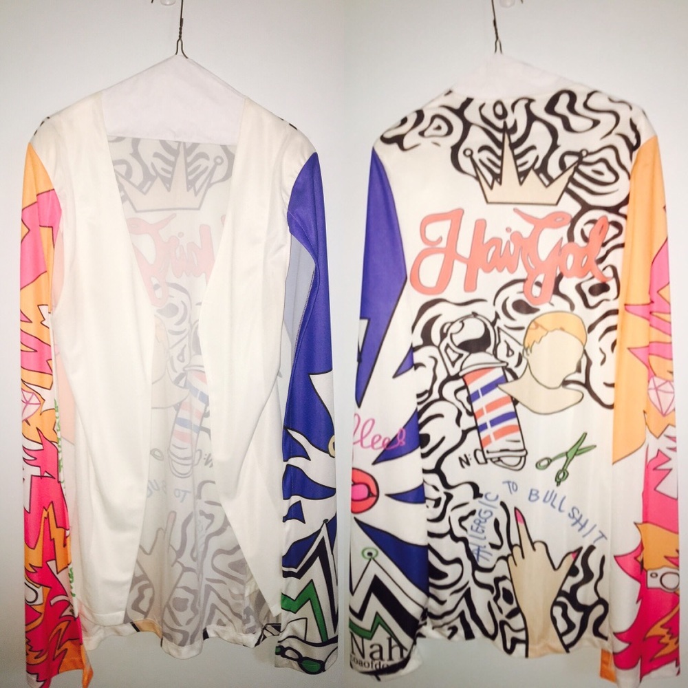 Allergic to Bullshit Cape Blazer size XL 12-16